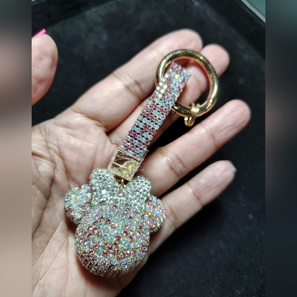 Source Unknown Accessories - Mouse Ears Multicolor Bling Keychain